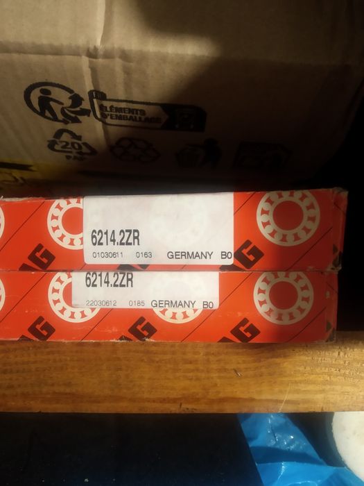 Łożyska 6214 2zr FAG - 2 szt nowe Germany