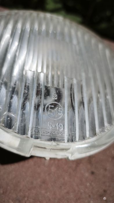 Wkłady reflektora drogowego Ruhla DDR, Fiat 125p, Wartburg, Łada,, PRL, AKA Electric,