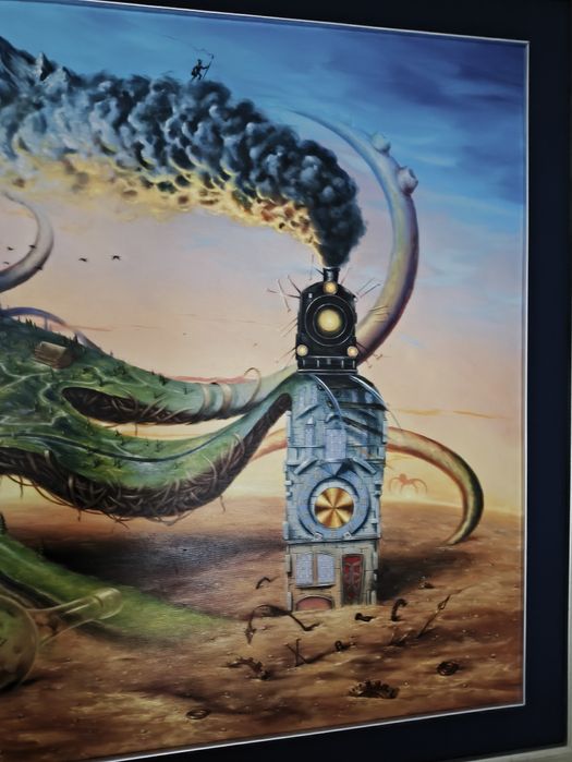 Dariusz Ślusarski ,,OCTOPUS" obraz olejny