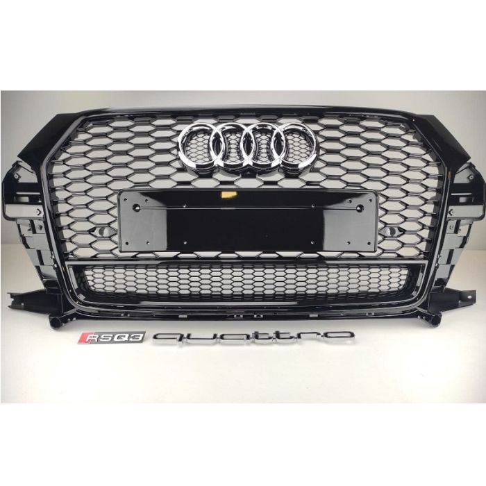 Решітка радіатора Audi Q3 (2016-2019) стиль RS Quattro