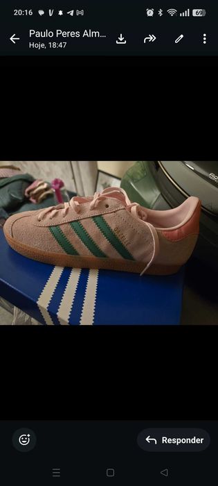 Adidas gazelle mulher 38 novas