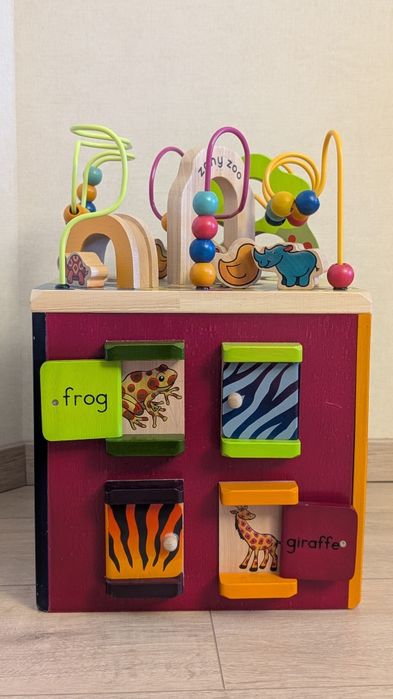 Дерев’яна іграшка Zoo Cube Battat САМОВИВІЗ