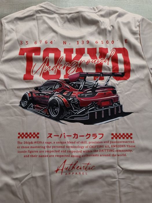 Футболкка TOKYO з принтом на спині