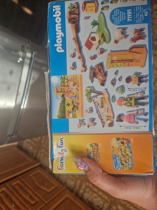 Ігровий набір фігурок Playmobil Family Fun Мінізоопарк, плеймобіль, зоопарк, тваринки  71191