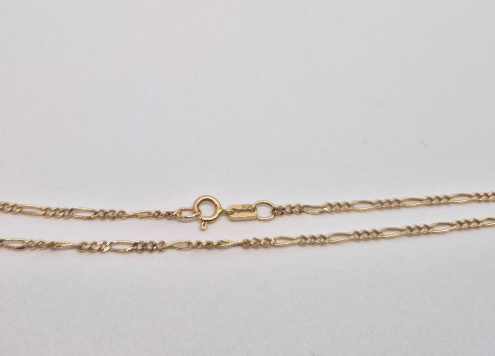Łańcuszek złoty 3,50g, złoto 14KT, Komis Jasło Czackiego