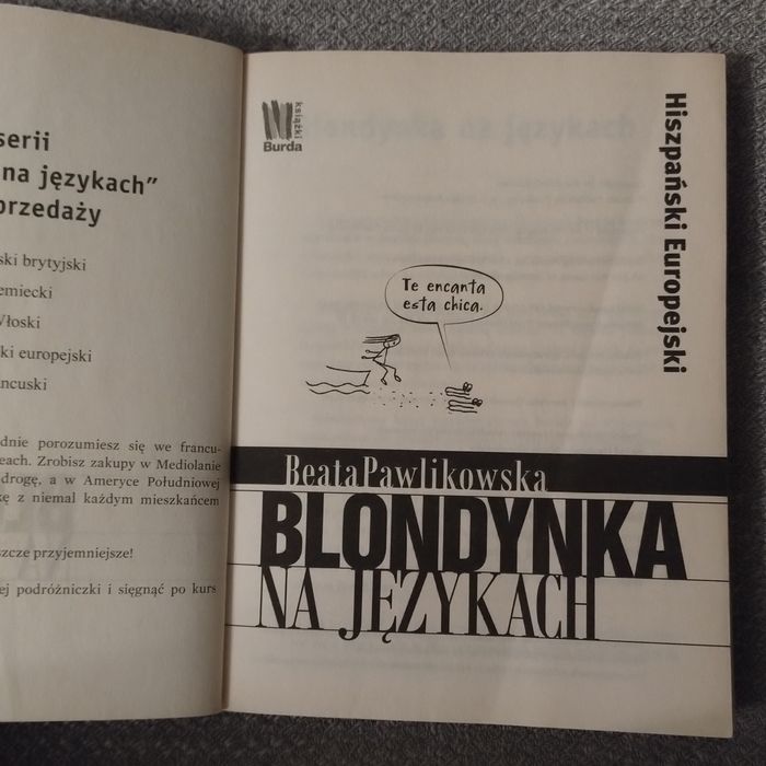 Blondynka na językach hiszpański Beata Pawlikowska