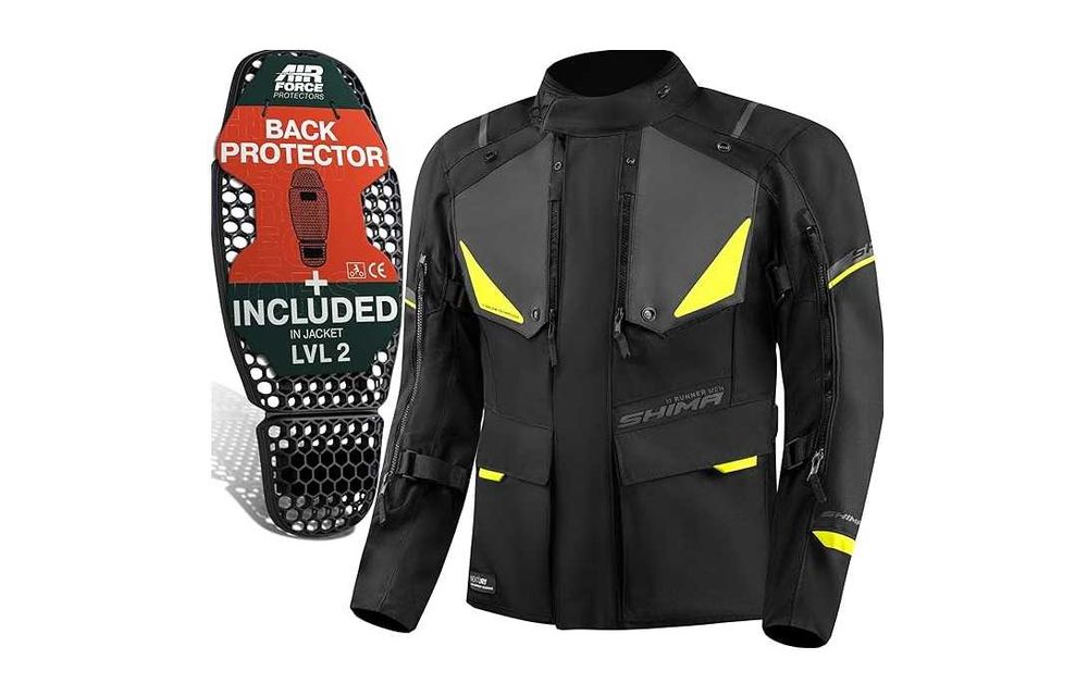 Kurtka motocyklowa Shima Runner Fluo L wodoodporna 3W1 NAJTANIEJ WWA!