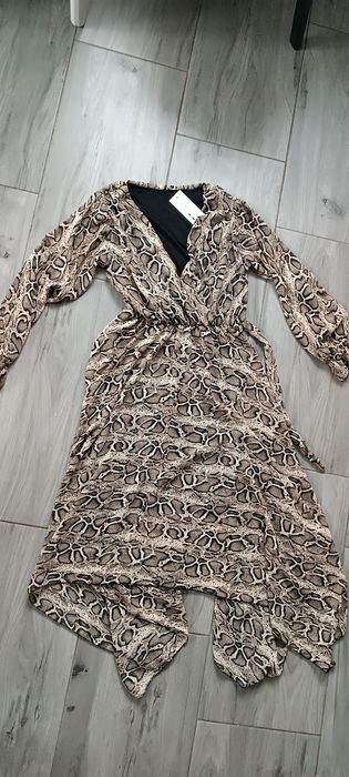 Sukienka MIDI mgiełka długa  Nowa