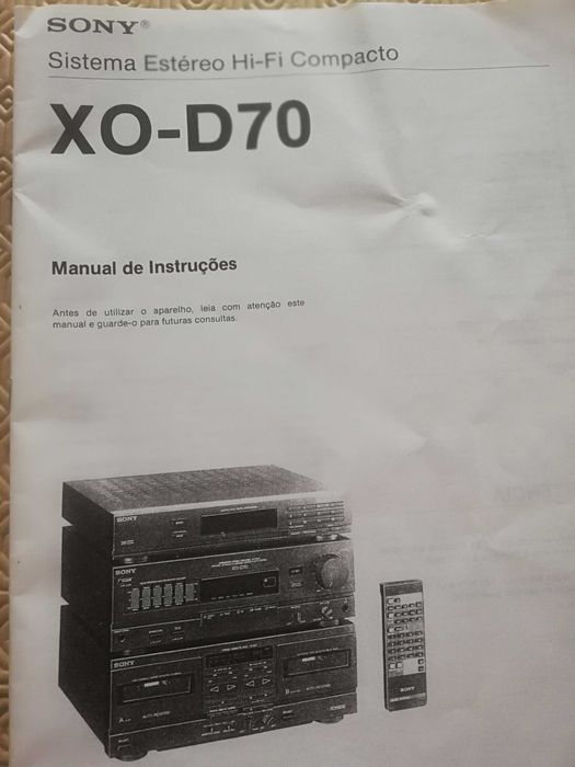 Aparelhagem HI-FI Sony XO-D70