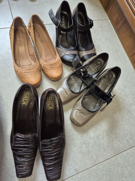 Zestaw butów 38. Cena za całość. Lasocki