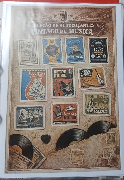 Autocolantes de vários temas