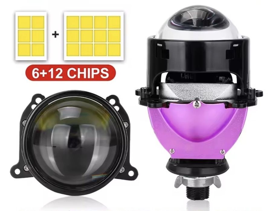 Продам bi-led лінзи двохчіпові 3"