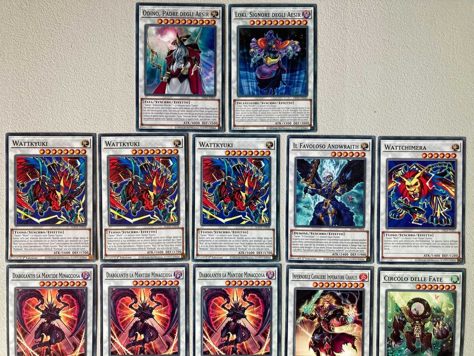 17 Cartas Yu-Gi-Oh! - Synchro - Italiano
