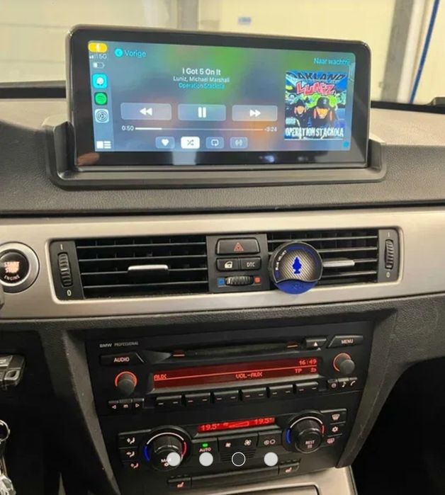 Tela BMW E90 E91 E92 E93 + Idrive Android 14 com Carplay (Novo)