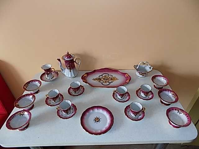 Сервиз Кофейный на 6 персон СССР Цветок Коростень фарфор