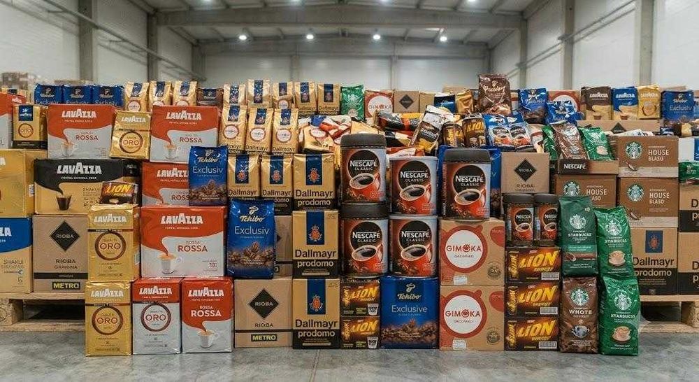Гурт з Європи ! Кава в зернах, мелена опт ! Lavazza, Rioba, Dallmayr, Nescafe, Tchibo, Gimoka, Lion Energy, Starbucks