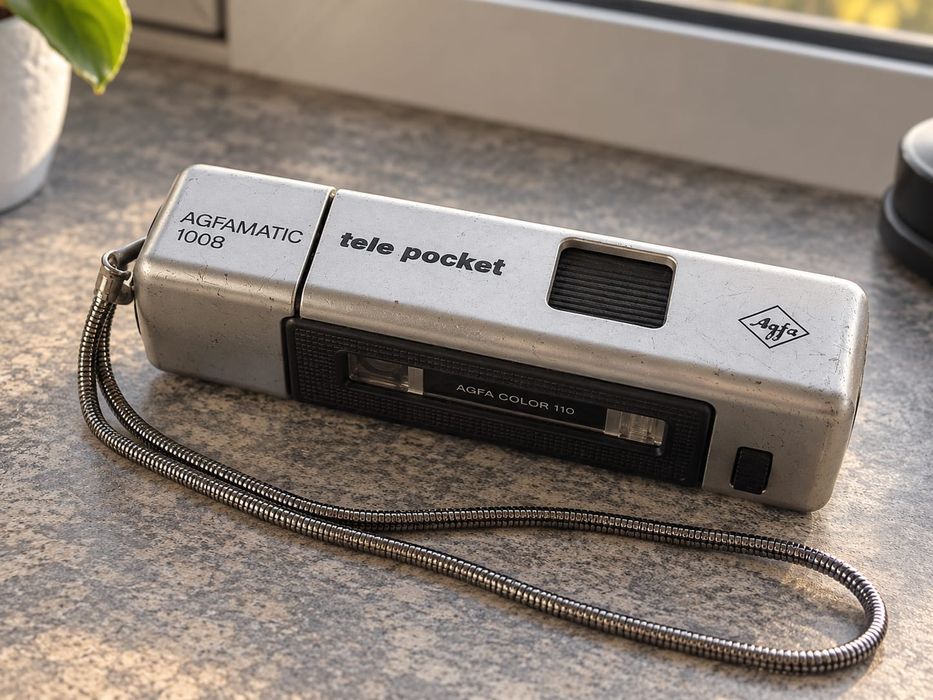 AGFA Agfamatic 1008 Tele Pocket – Câmara Vintage