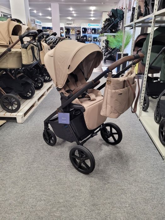 Zestaw 4w1 Venicci Claro Almond + Cybex Cloud T i baza obrotowa