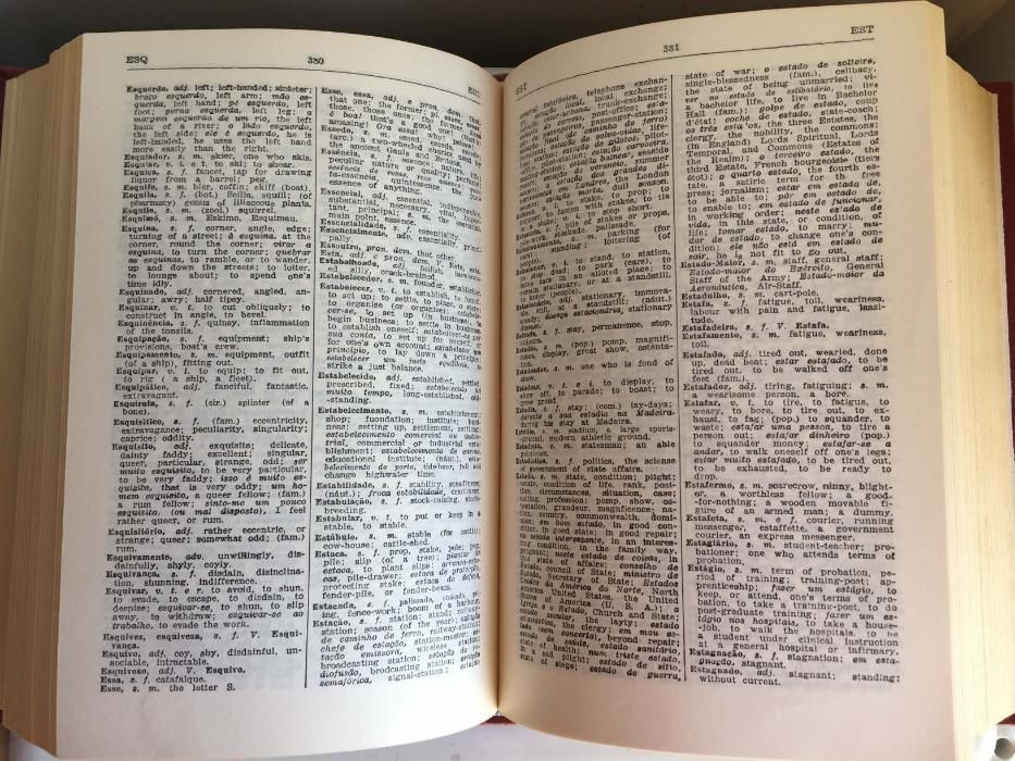 Dicionário Português-Inglês Manuel J. Martins - Ed. Domingos Barreira