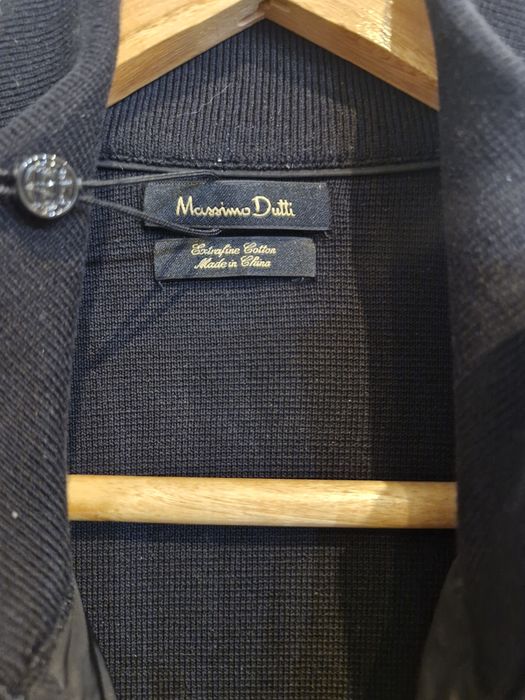 MASSIMO DUTTI Kurtka Hybrydowa Pikowana Sweter Męski S Nowa z Metką Premium