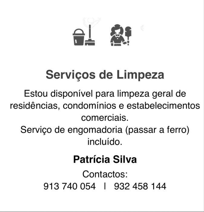 Serviços de limpeza