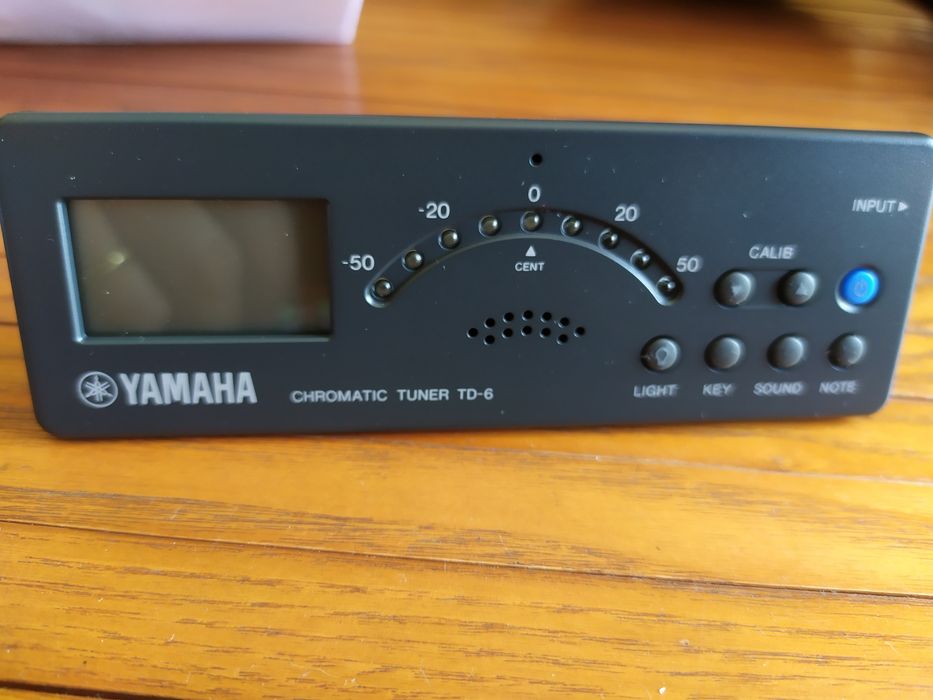 Afinador Cromático Yamaha, TD-6BK Novo