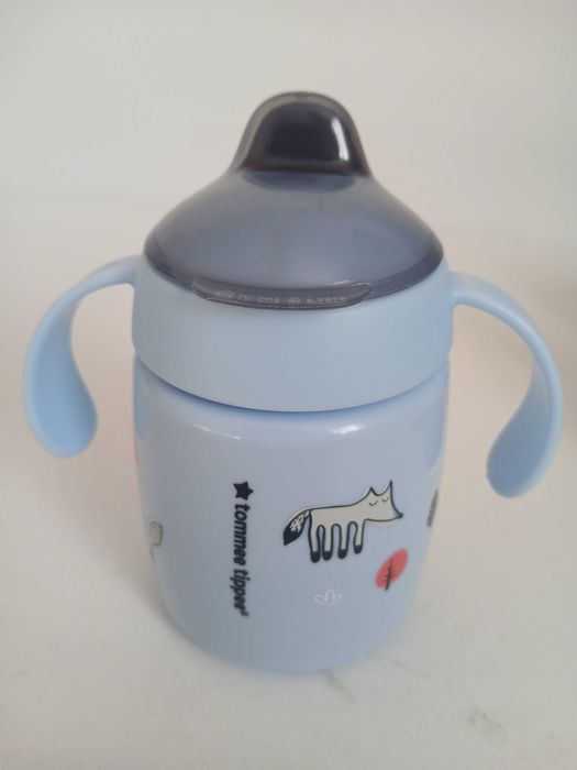 Kubek z uchwytami Tommee Tippee Superstar 300 ml niebieski +6m,