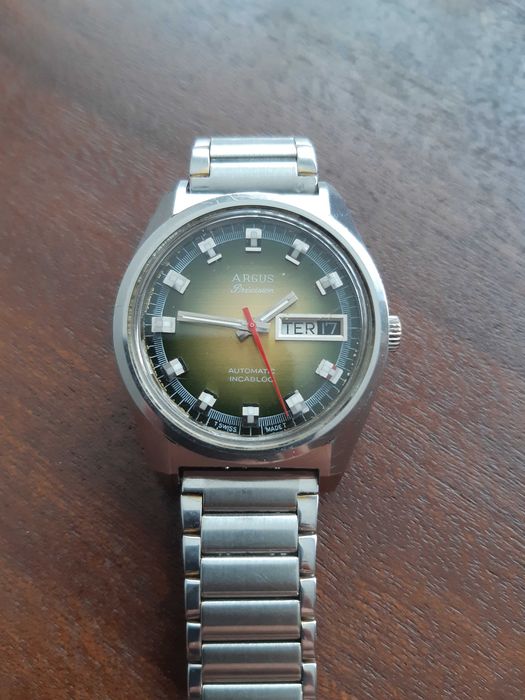 Relógio automático Argus (Suíça) séc. XX