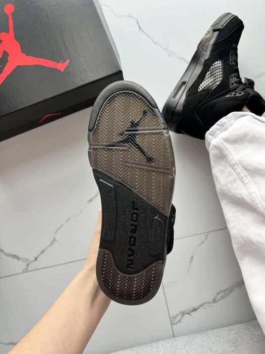 !БЕЗ Передплат! Jordan 5 Black Dark Brown Gum | кросівки джордан 5 чорні