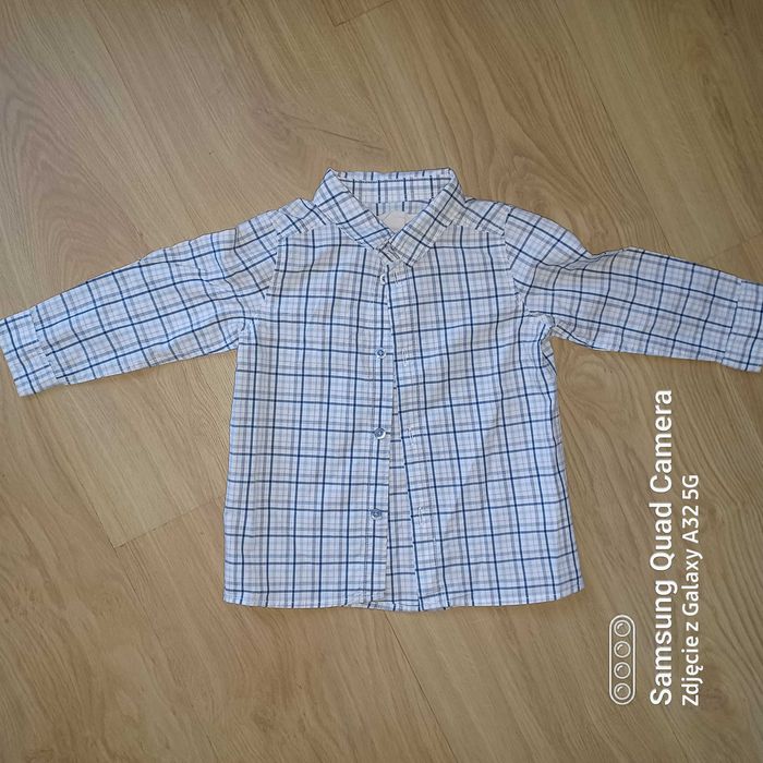 H&M Koszula W Kratkę,  Rozmiar 80, Idealna