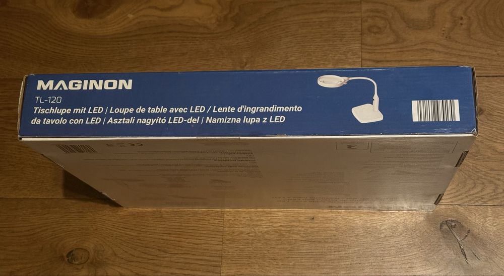 Lampa z lupą LED Maginon TL-120 1.8x/3.3x NOWA