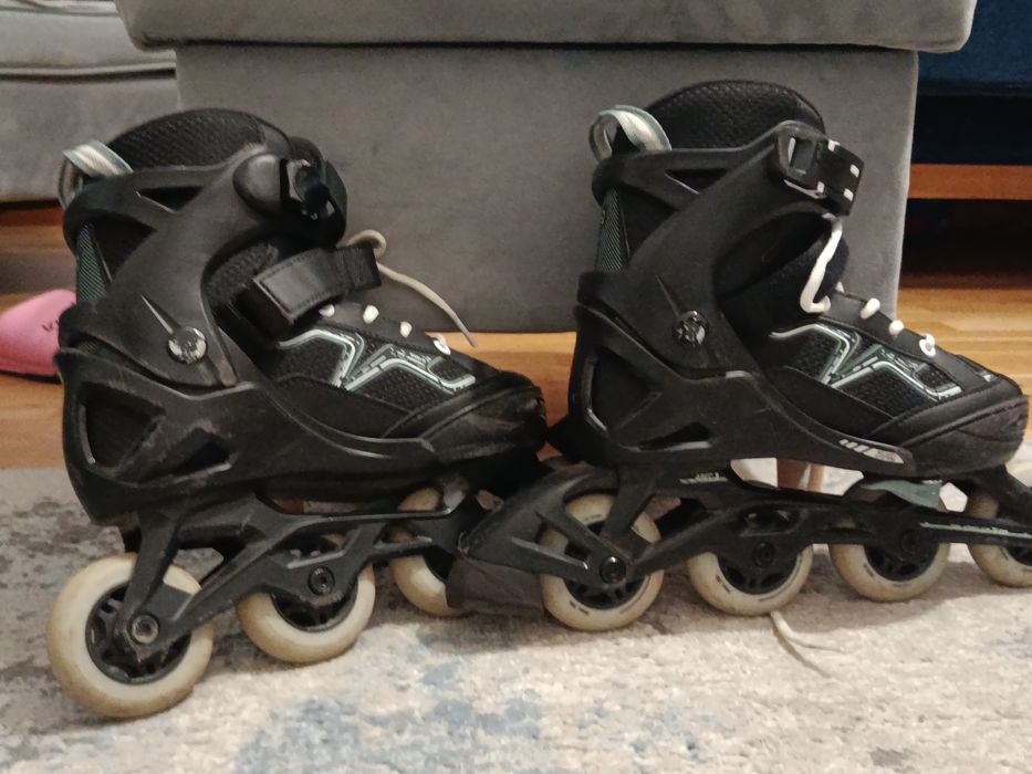 Rolki czarne chłopięce