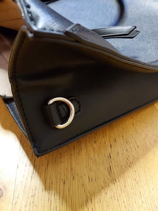 Elegancka damska torba torebka shopperka duża czarna David Jones Paris