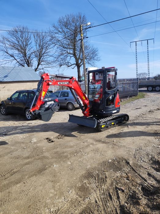 Koparka koparko-ładwarka piach ziemia kruszywa wywrotka rozbiorki