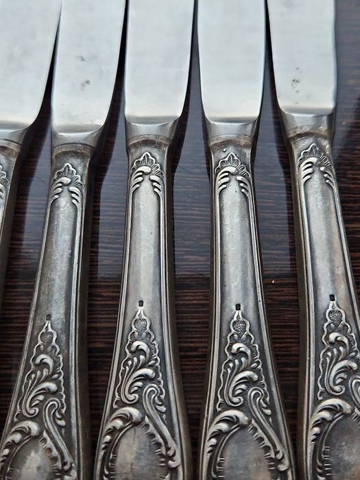 Набор ножей,серебро 875*