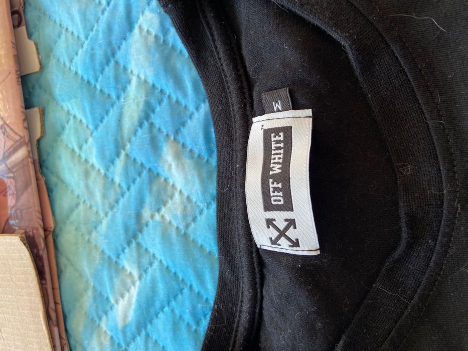 T-shirt Off-White Preta