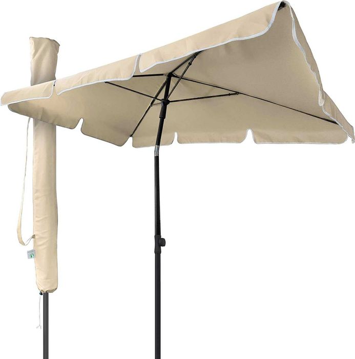 SONGMICS Parasol przeciwsłoneczny, prostokątny,
