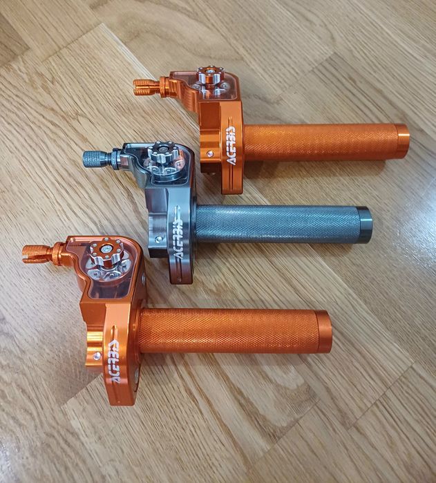 короткоходная ручка газа Acerbis + трос газа