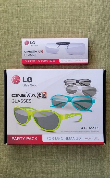 Nowe oryginalne okulary 3D, LG Cinema 3D Glasses