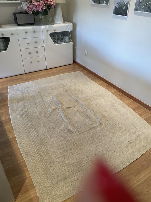 Tapete de Juta branco Zara Home