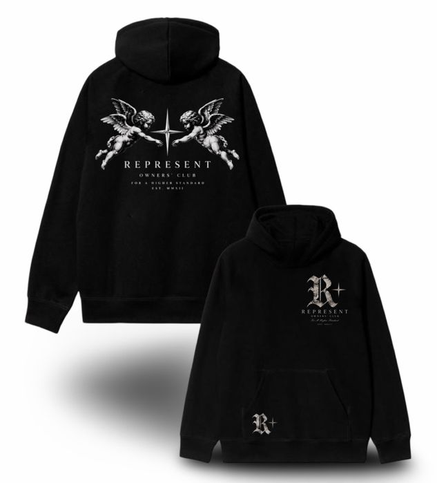 Худи Represent Logo унисекс репрезент кофта толстовка свитшот лонгслив Новинка