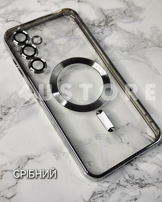 Чехол Magsafe на Samsung S23 S24 FE с линзами чохол з лінзами камер