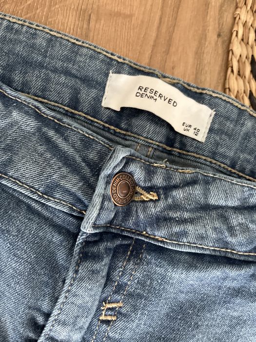 Spodnie dżinsowe proste reserved r. 40