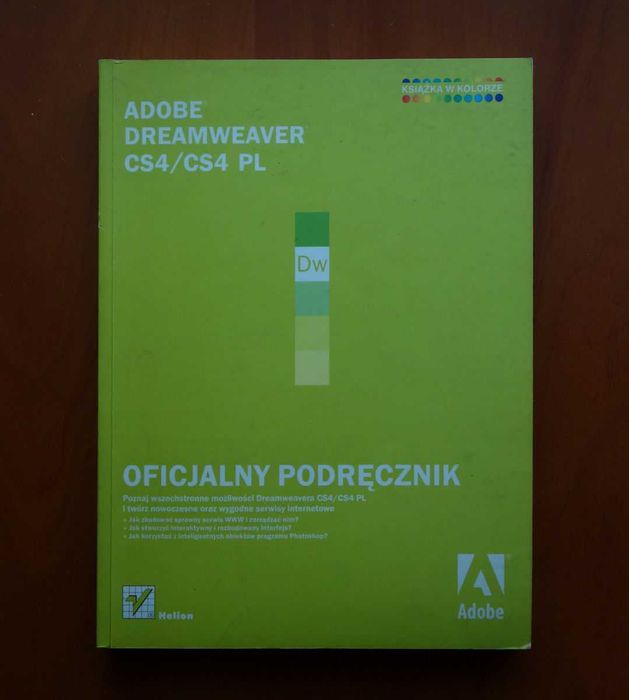 Oprogramowanie Dreamweaver CS5 PL do projektowania stron WWW BOX + klucz + 2 podręczniki | Oryginał |