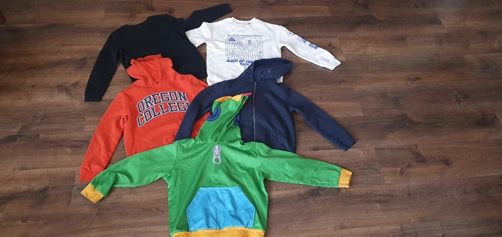 Bluzy roz 146 - pięć sztuk