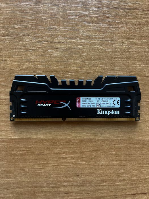 Оперативна пам'ять DDR3 Kingston HyperX Fury Black — 4GB