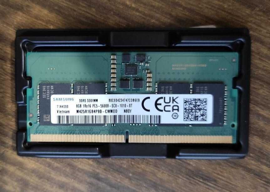 Samsung DDR5 16GB (2x8GB) 5600MHz SO-DIMM для ноутбука/Міні-ПК