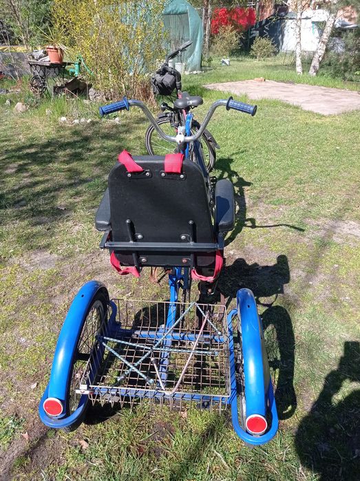 Przyczepka rowerowa dla niepełnosprawnych