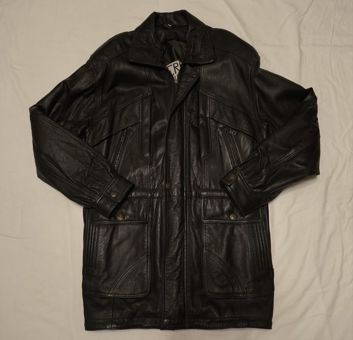Новая Мужская Кожаная  Куртка  Турция