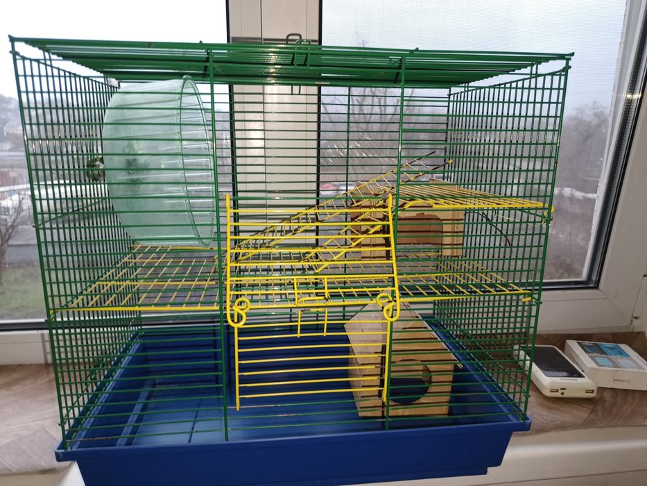 Клетка , клітка  для гризуна , хомяка (клітка)